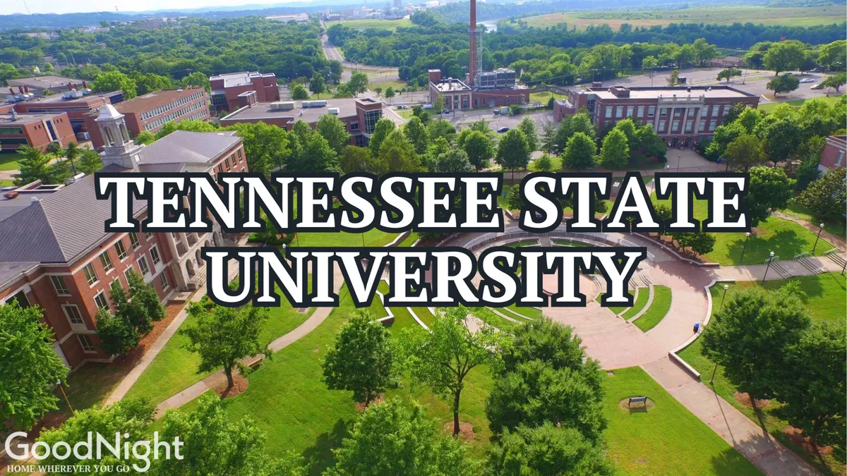 The main university building stands surrounded by open green spaces, walkways, and leafy trees, with students or visitors often seen gathering or walking. The scene radiates academic vibrancy, suggesting both ease of access to campus and the lively atmosphere of university life.